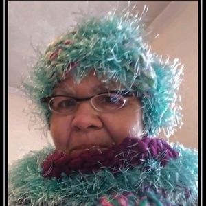 original handknitted one-of-a-kind scarf & hat #3